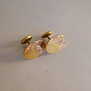 Antique Floral Gold Cufflinks